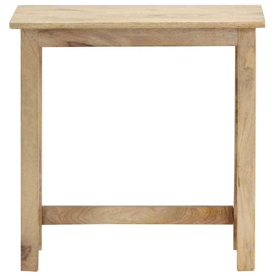 Tables gigognes 3 pcs Bois solide de manguier - 5