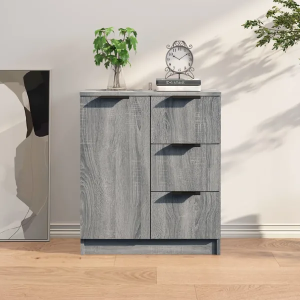 Buffet Sonoma gris 60x30x70 cm Bois d'ingénierie