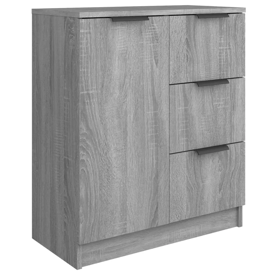 Buffet Sonoma gris 60x30x70 cm Bois d'ingénierie - 2