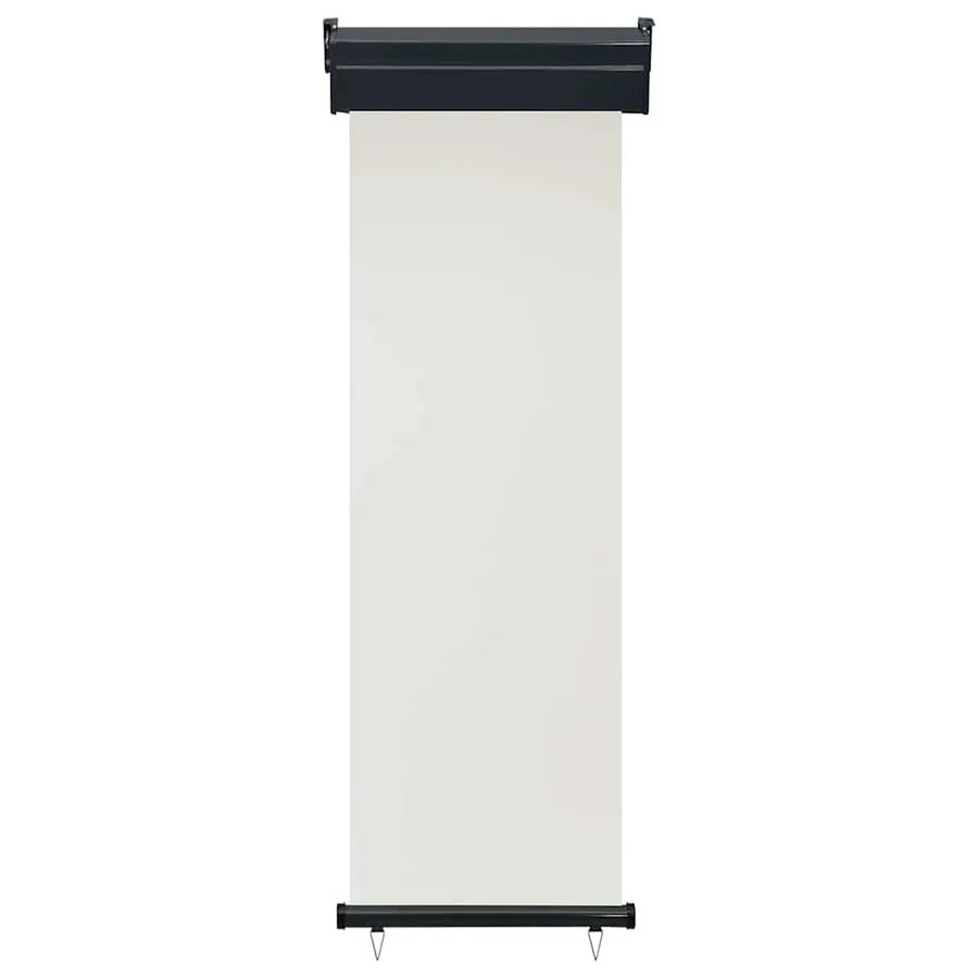 Auvent latéral de balcon 65x250 cm Crème - 2