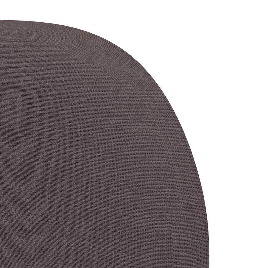 Oreille de tête de lit Marron 40 x 23 x 6 cm tissu - 9