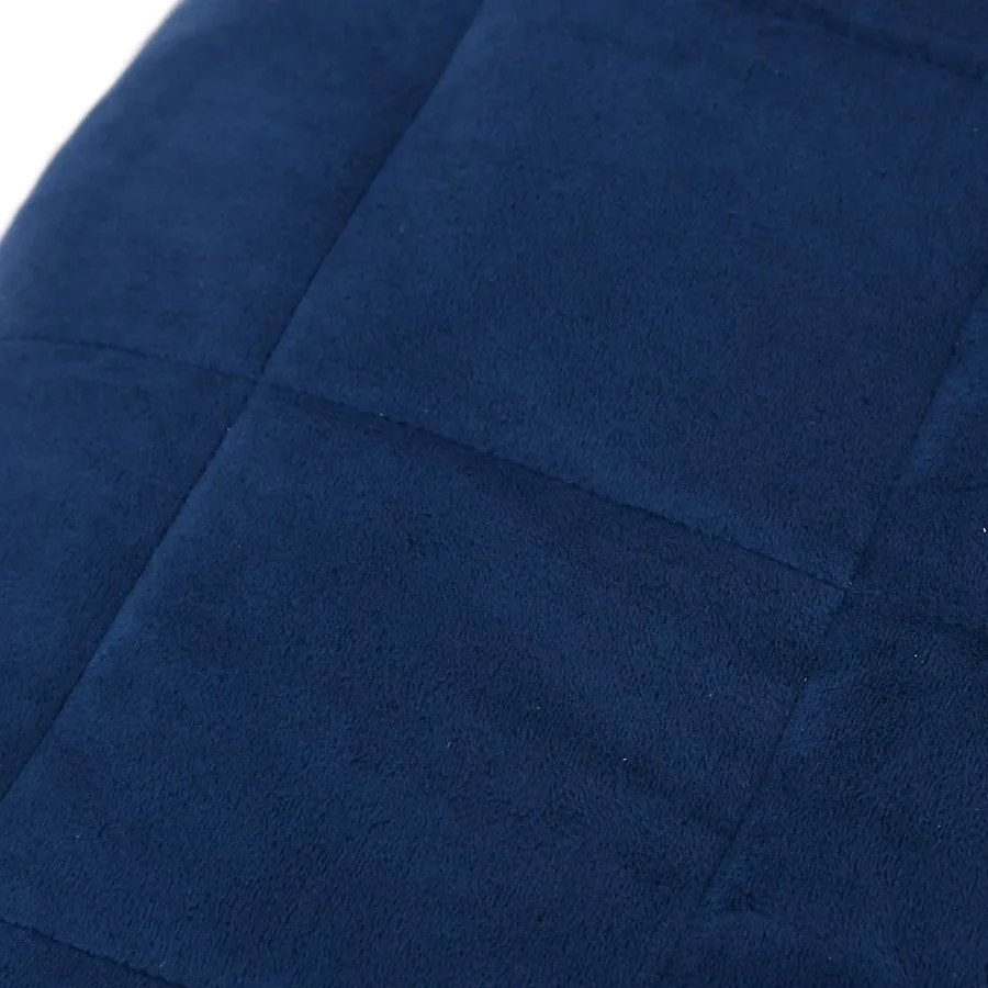 Couverture lestée Bleu 220x235 cm 11 kg Tissu - 4
