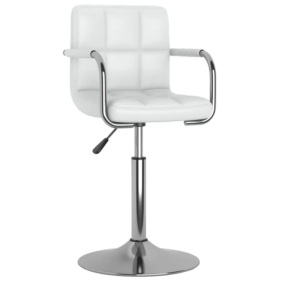 Tabouret de bar Blanc Similicuir - 2