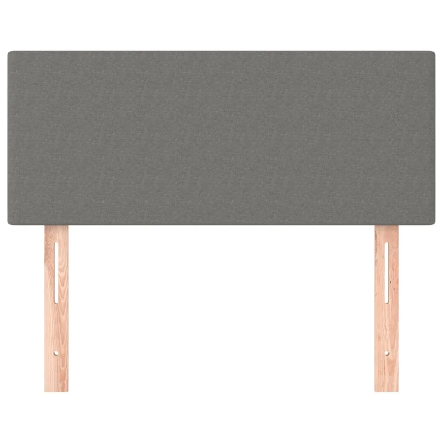 Tête de lit Gris foncé 90x5x78/88 cm Tissu - 3