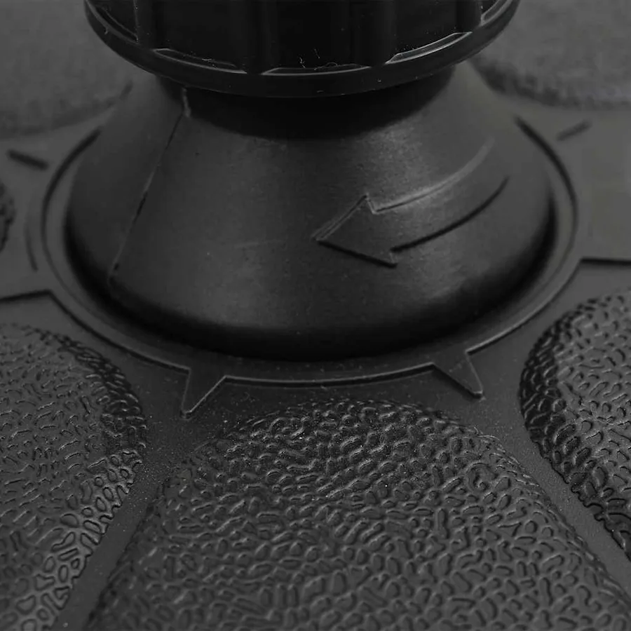 Socle de parasol Rempli de sable/d'eau 15 L Noir - 11