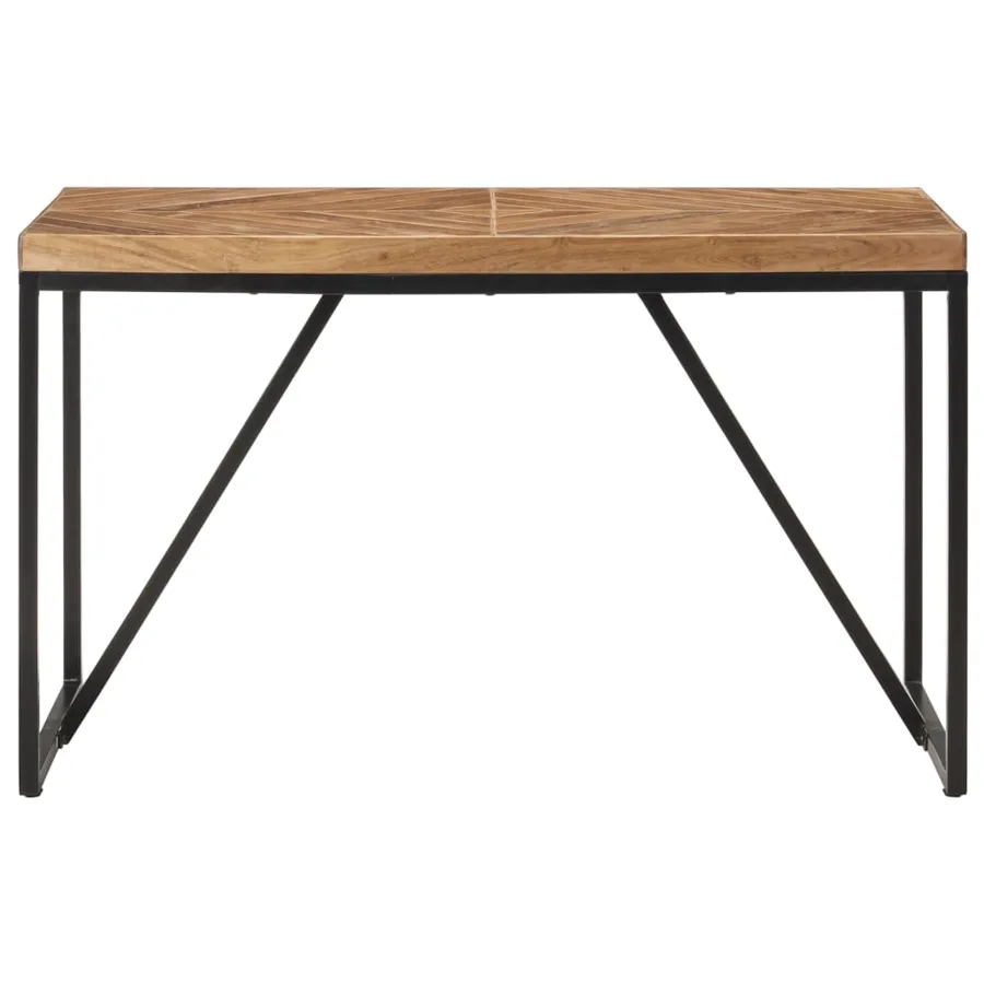 Table à manger 120x60x76 cm Bois massif d'acacia et de manguier - 2