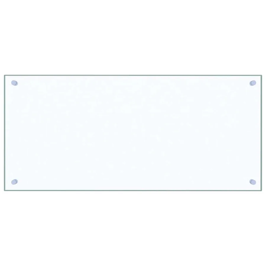 Dosseret de cuisine Transparent 90 x 40 cm Verre trempé - 2