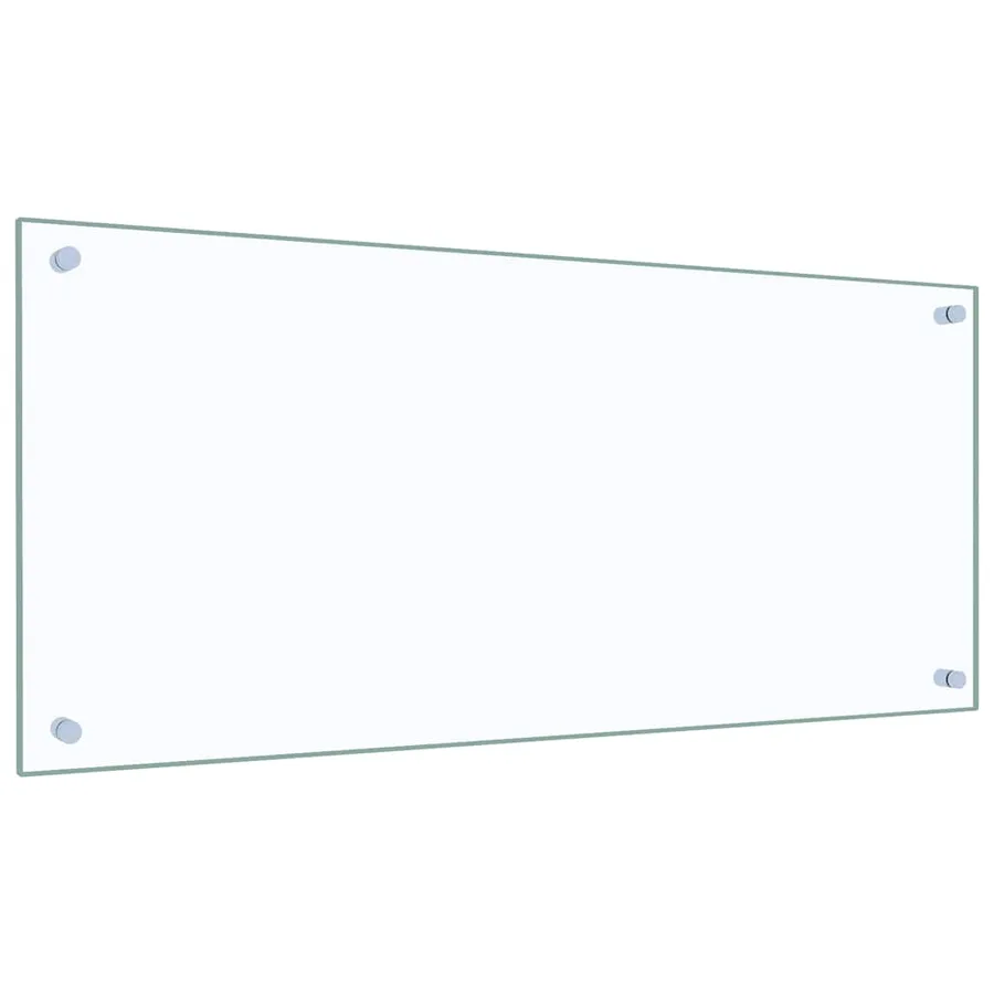 Dosseret de cuisine Transparent 90 x 40 cm Verre trempé - 5