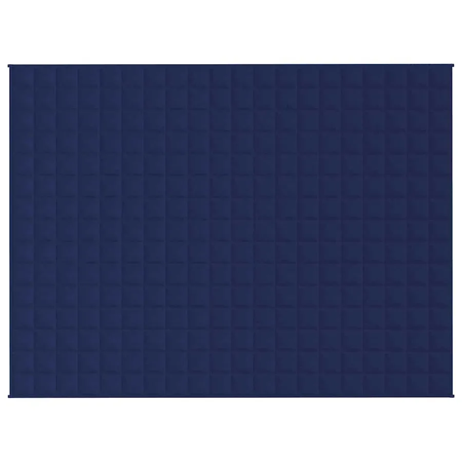 Couverture lestée Bleu 150x200 cm 7 kg Tissu - 3