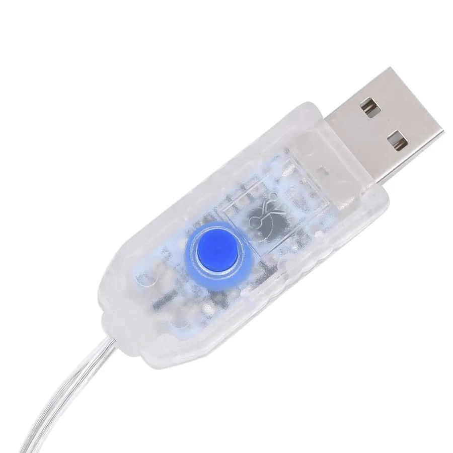 Rennes de Noël 2 pcs 80 LED Bleu Acrylique - 7