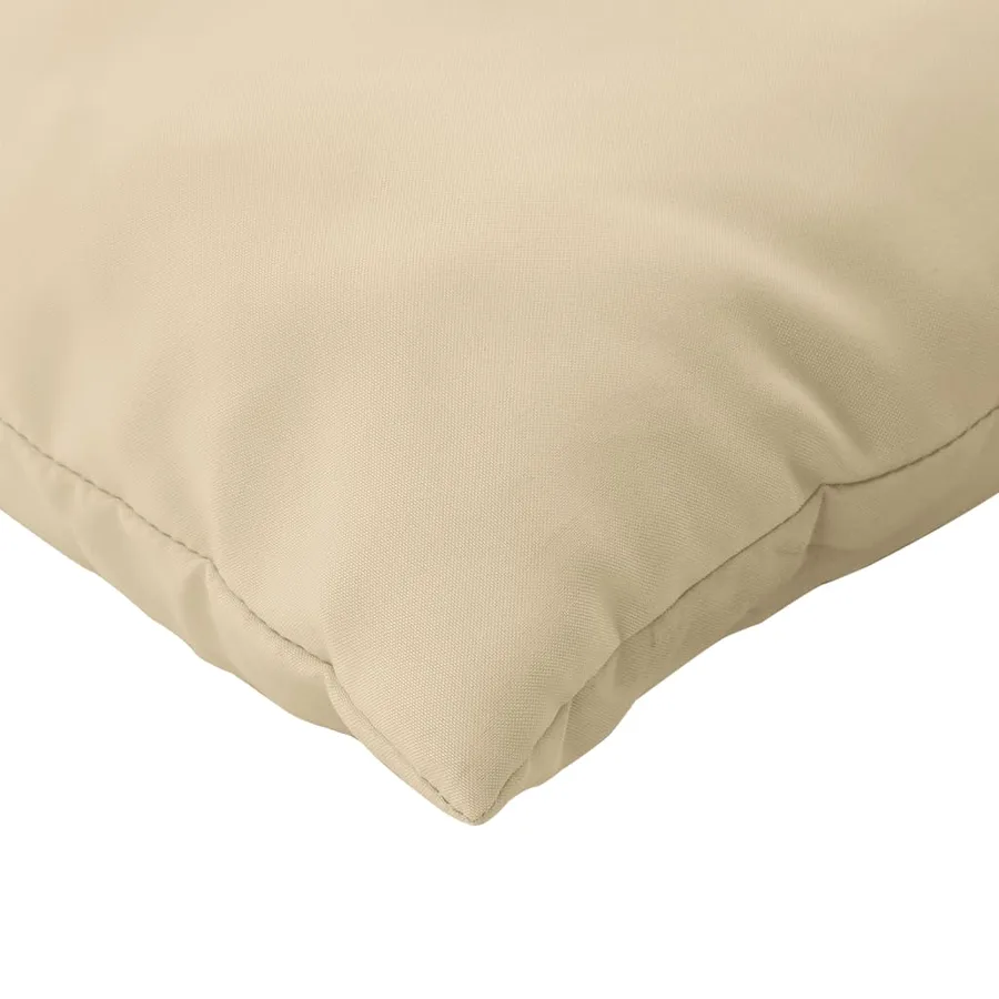 Coussins de canapé lot de 4 beige 50x50 cm tissu - 6