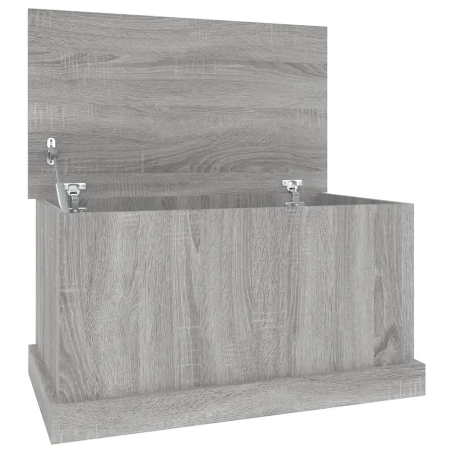 Boîte de rangement sonoma gris 70x40x38 cm bois d'ingénierie - 2