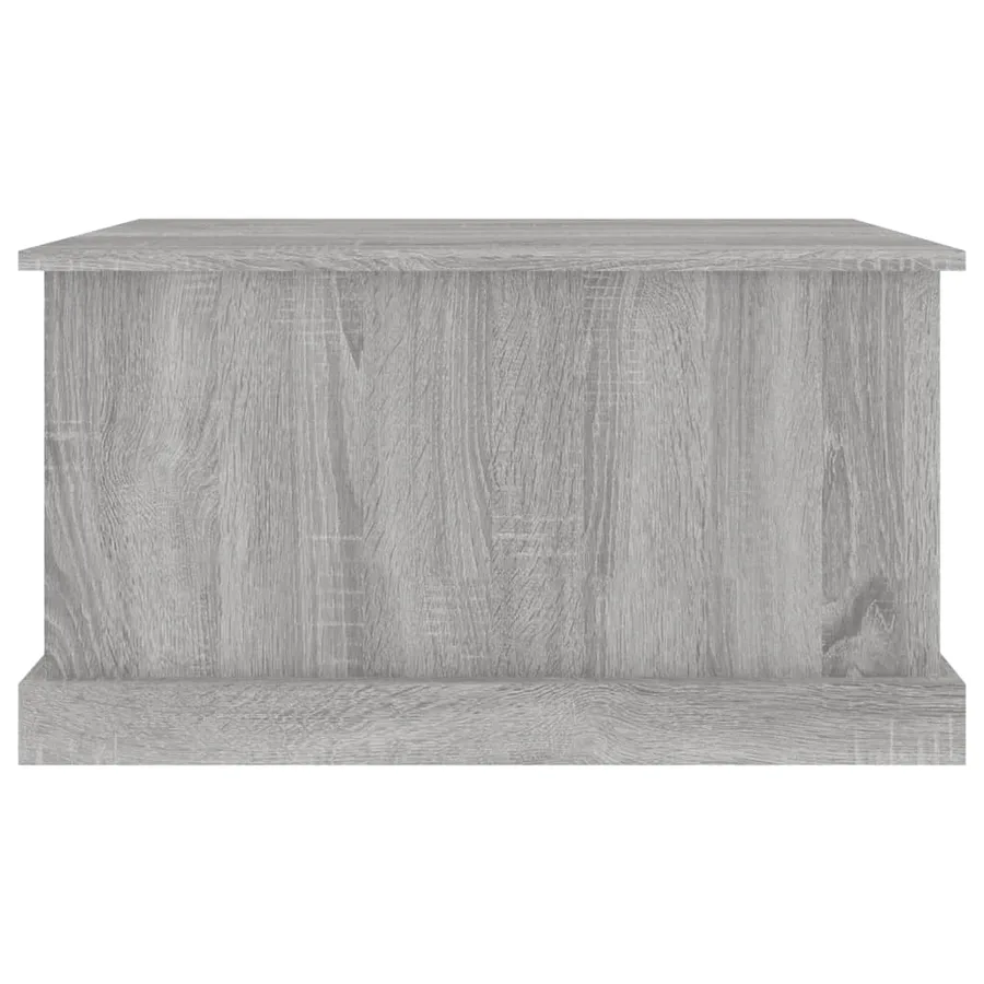 Boîte de rangement sonoma gris 70x40x38 cm bois d'ingénierie - 5