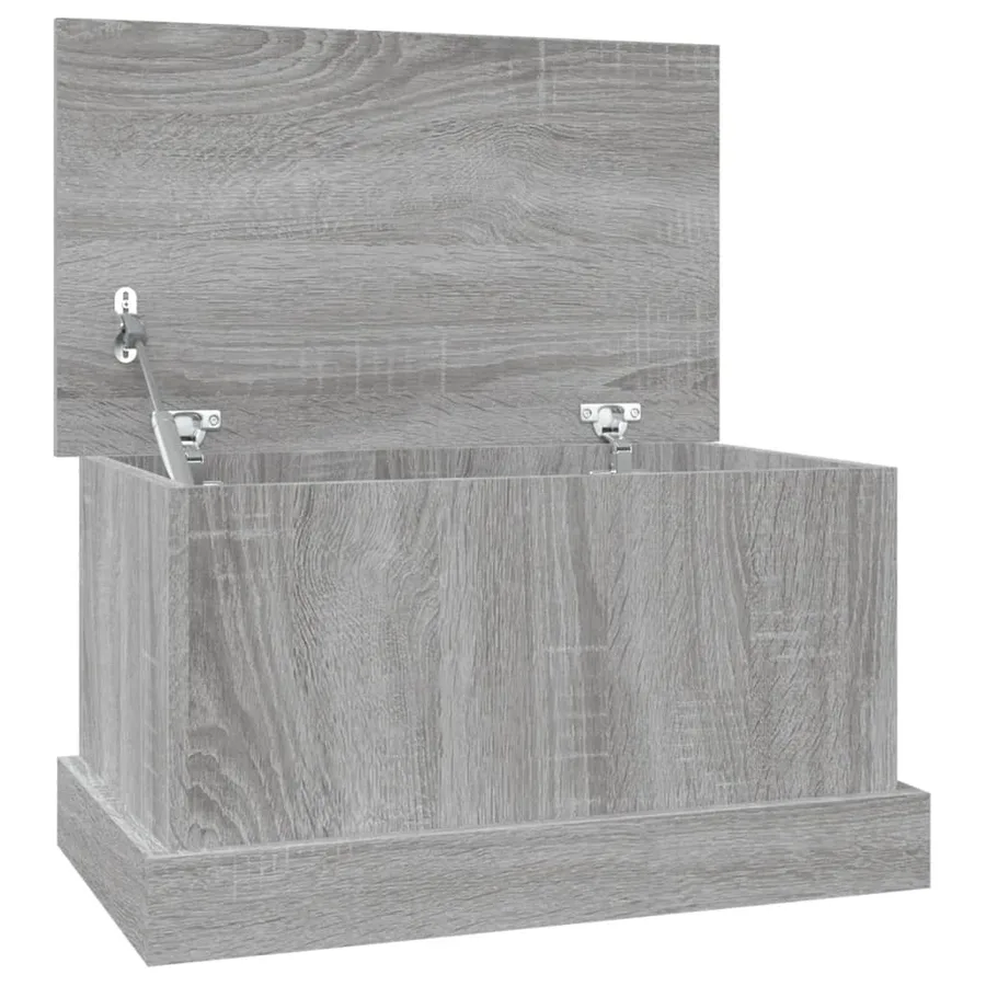 Boîte de rangement sonoma gris 50x30x28 cm bois d'ingénierie - 2