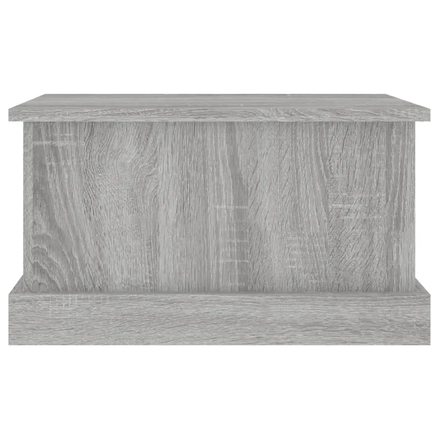 Boîte de rangement sonoma gris 50x30x28 cm bois d'ingénierie - 5