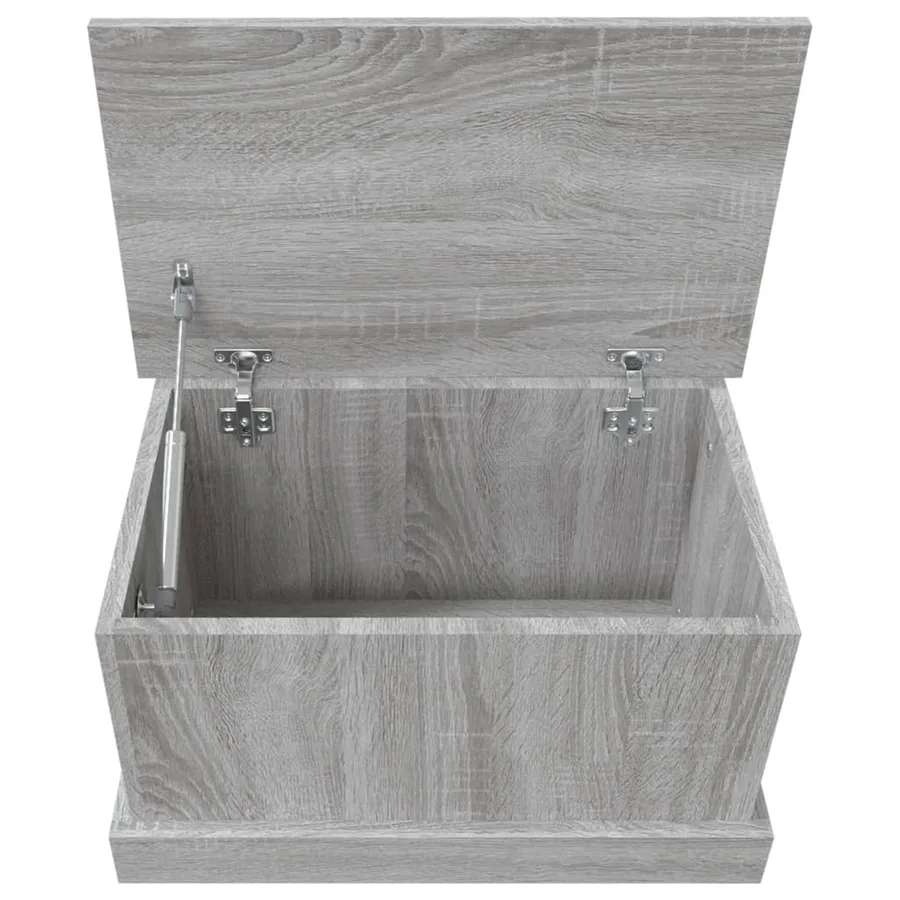 Boîte de rangement sonoma gris 50x30x28 cm bois d'ingénierie - 7