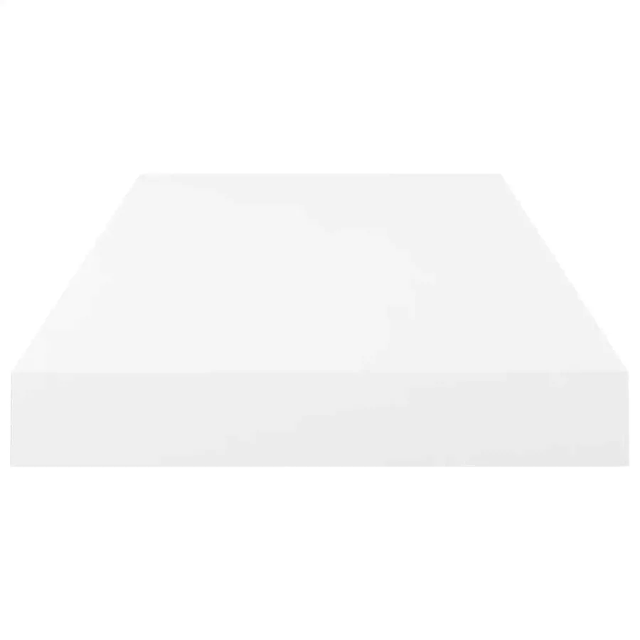 Étagère murale flottante 4 pcs Blanc brillant 50x23,5x3,8 cm MDF - 8