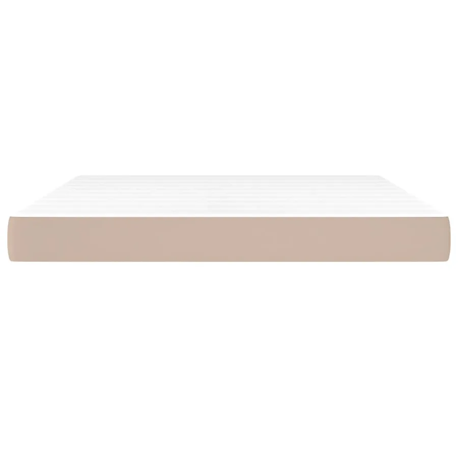 Matelas de lit à ressorts ensachés fermeté moyenne Cappuccino 160x200x20 cm - 3