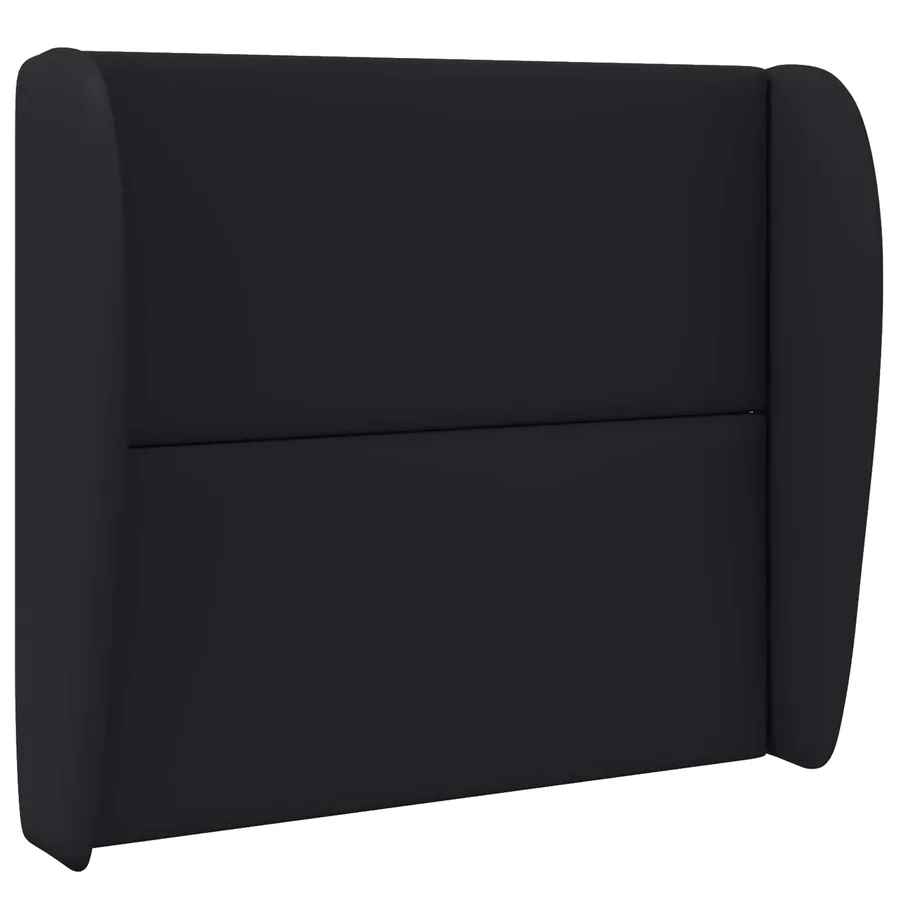 Oreille de tête de lit Noir 80 x 23 x 6 cm PVC - 3