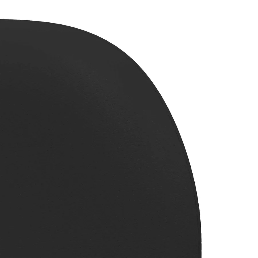 Oreille de tête de lit Noir 80 x 23 x 6 cm PVC - 9
