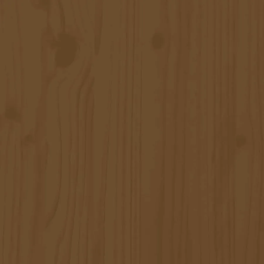 Tête de lit Marron miel 146x4x100 cm Bois massif de pin - 8