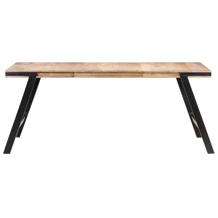 Table à manger 180x90x76 cm Bois de manguier massif - 2