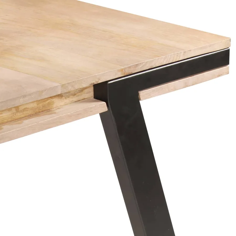 Table à manger 180x90x76 cm Bois de manguier massif - 4
