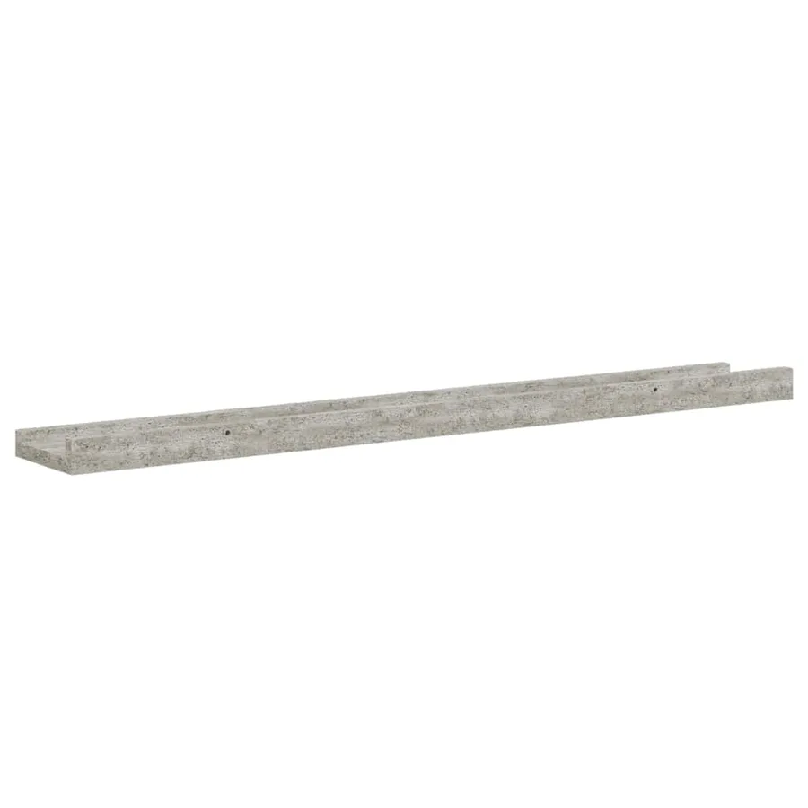 Étagères murales 4 pcs Gris béton 80x9x3 cm - 8