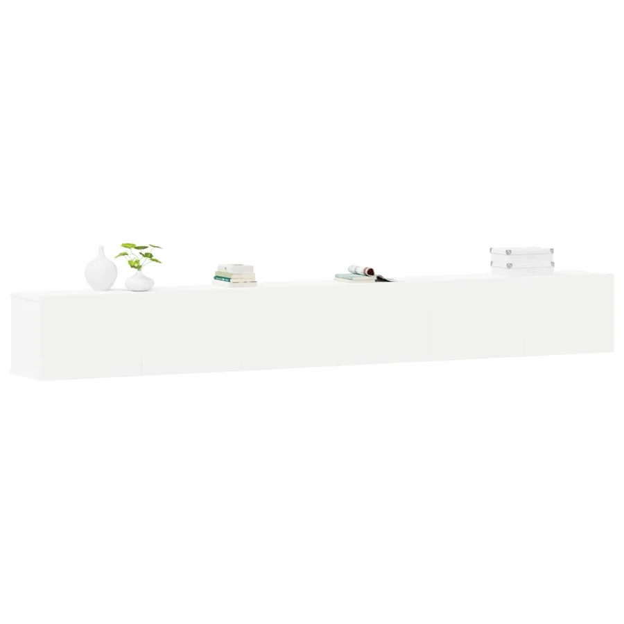 Ensemble de meubles TV 3 pcs Blanc Bois d'ingénierie - 3