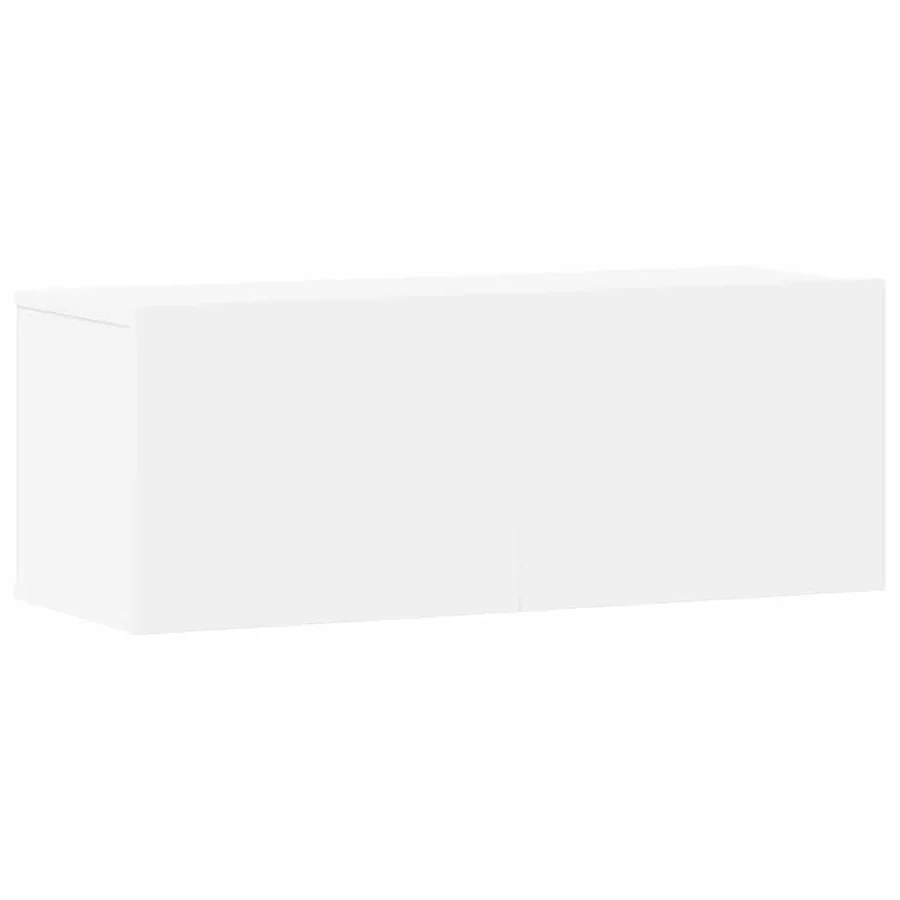Ensemble de meubles TV 3 pcs Blanc Bois d'ingénierie - 4