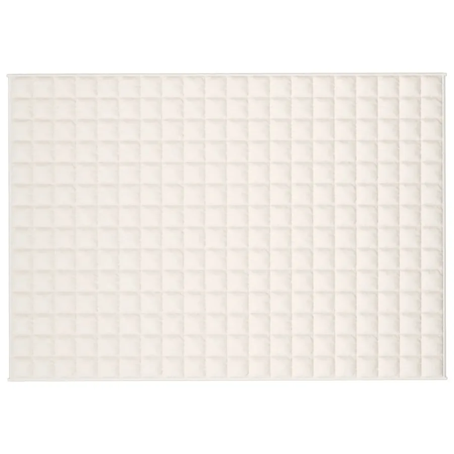 Couverture lestée Crème clair 137x200 cm 10 kg Tissu - 3