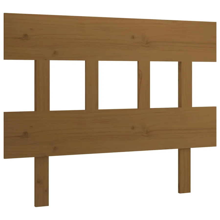 Tête de lit Marron miel 93,5x3x81 cm Bois massif de pin - 2