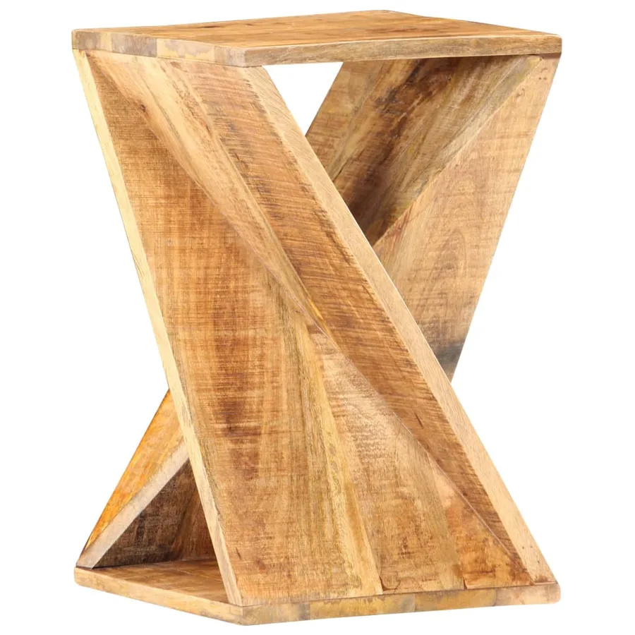 Table d'appoint 35x35x55 cm Bois de manguier massif - 6