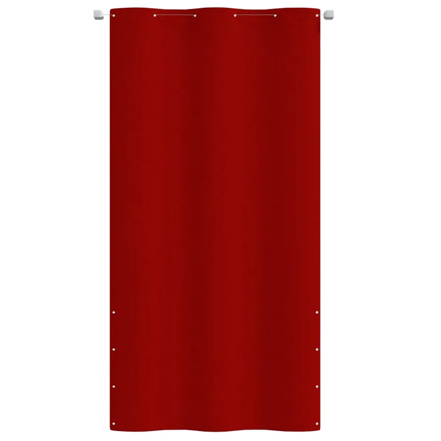 Écran de balcon Rouge 120x240 cm Tissu Oxford - 2