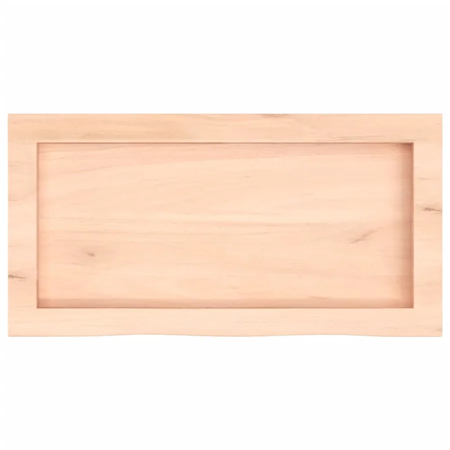 Étagère murale 60x30x(2-4) cm bois de chêne massif non traité - 5