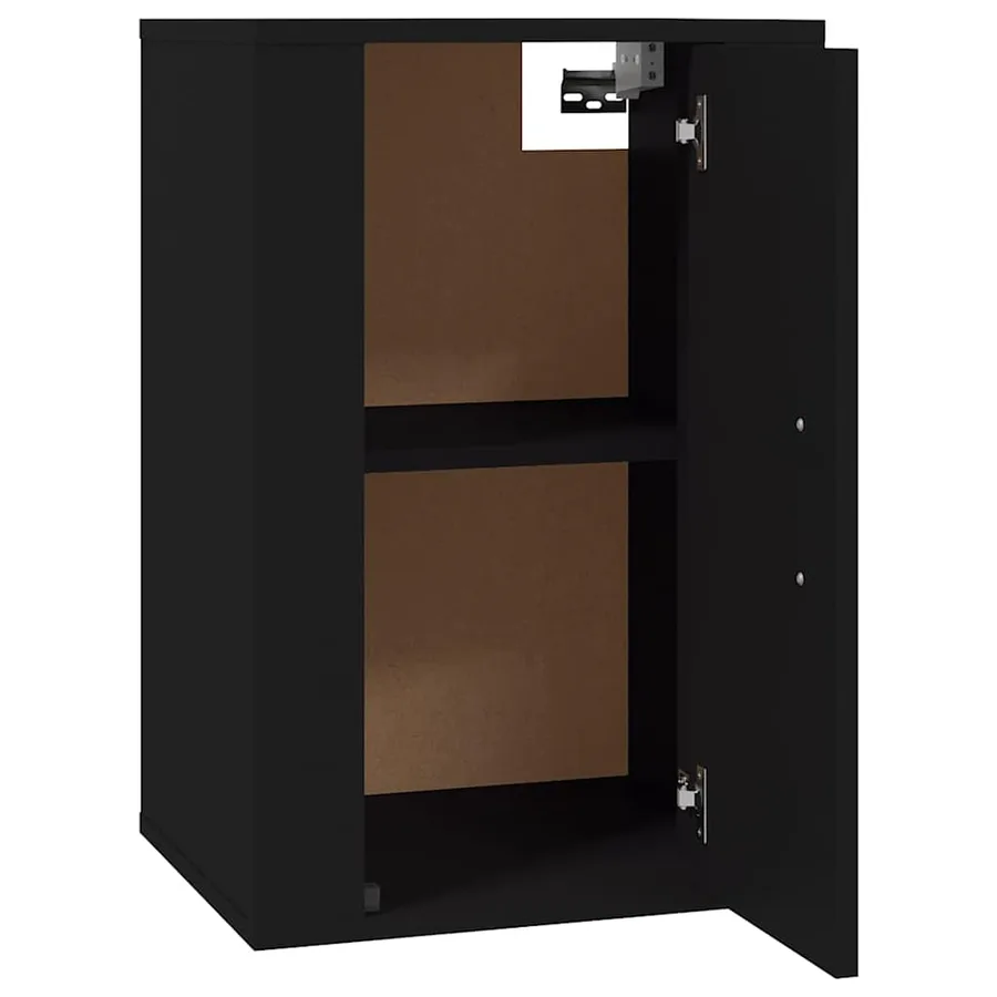 Meubles TV muraux 2 pcs Noir 40x34,5x60 cm - 6
