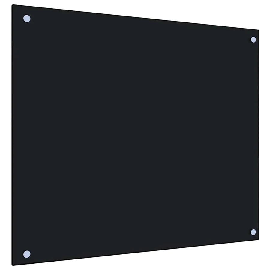 Dosseret de cuisine Noir 70x60 cm Verre trempé - 5
