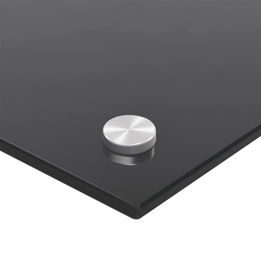 Dosseret de cuisine Noir 70x60 cm Verre trempé - 9