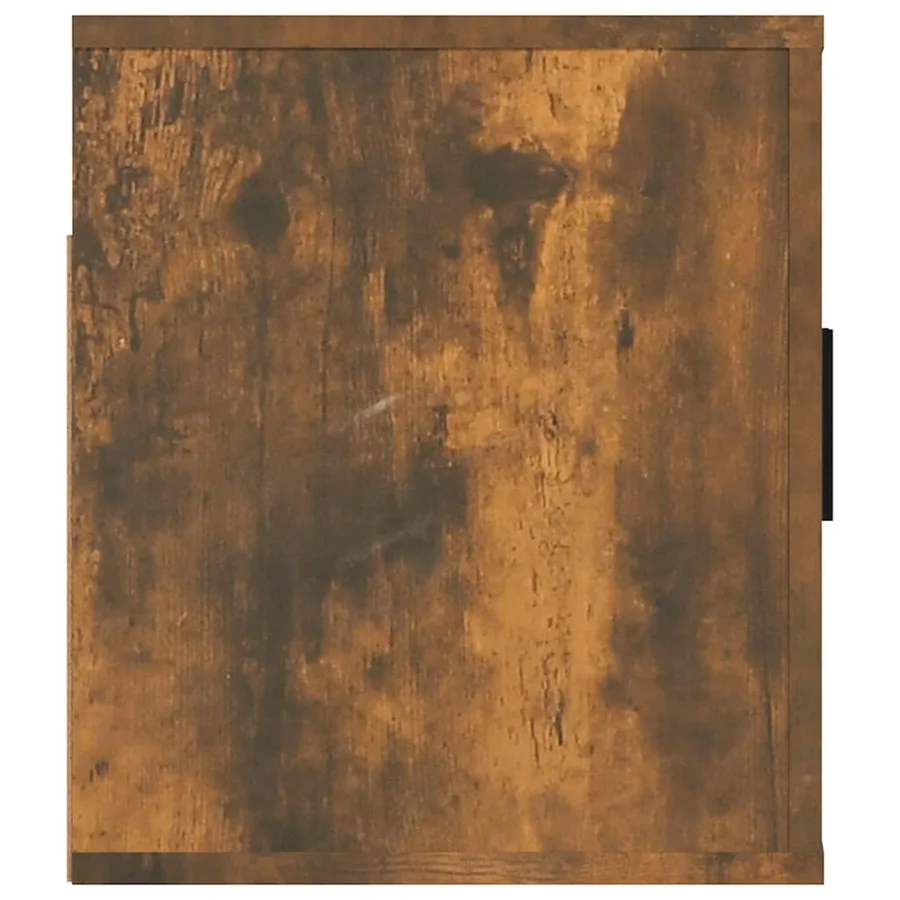 Meuble TV mural Chêne fumé 100x34,5x40 cm - 6