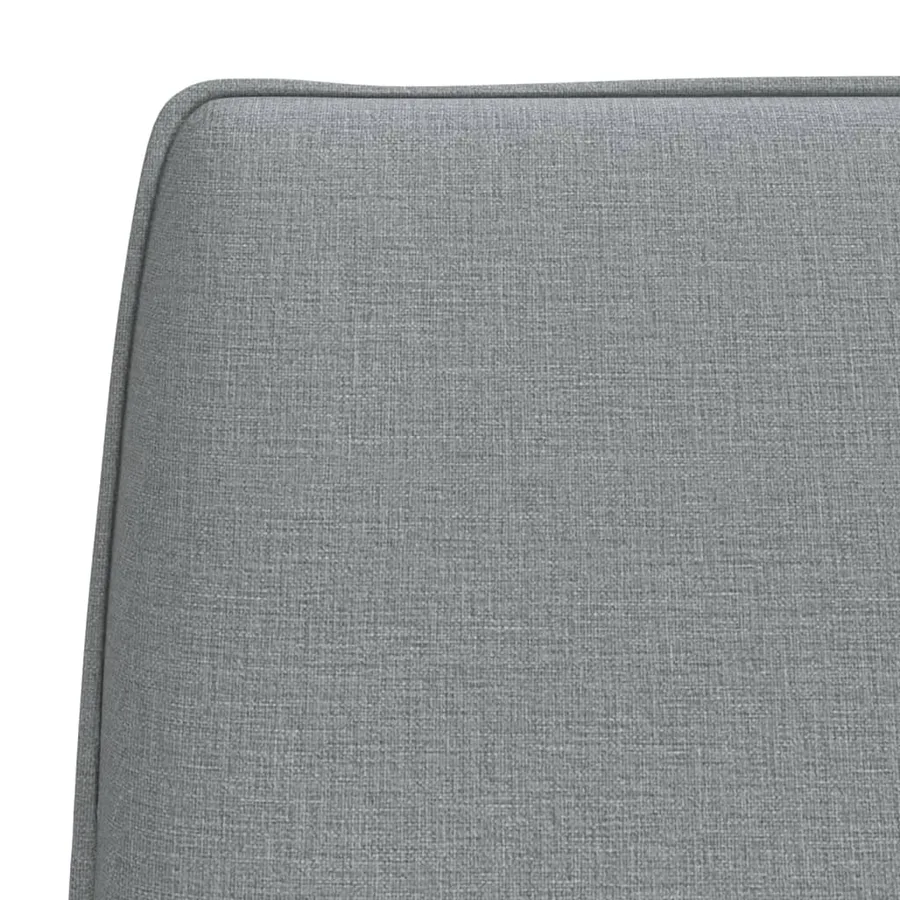 Banc Gris clair 100x75x76 cm Tissu - 6