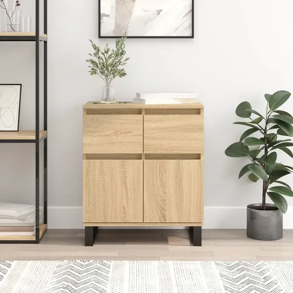 Buffet Chêne sonoma 60x35x70 cm Bois d'ingénierie