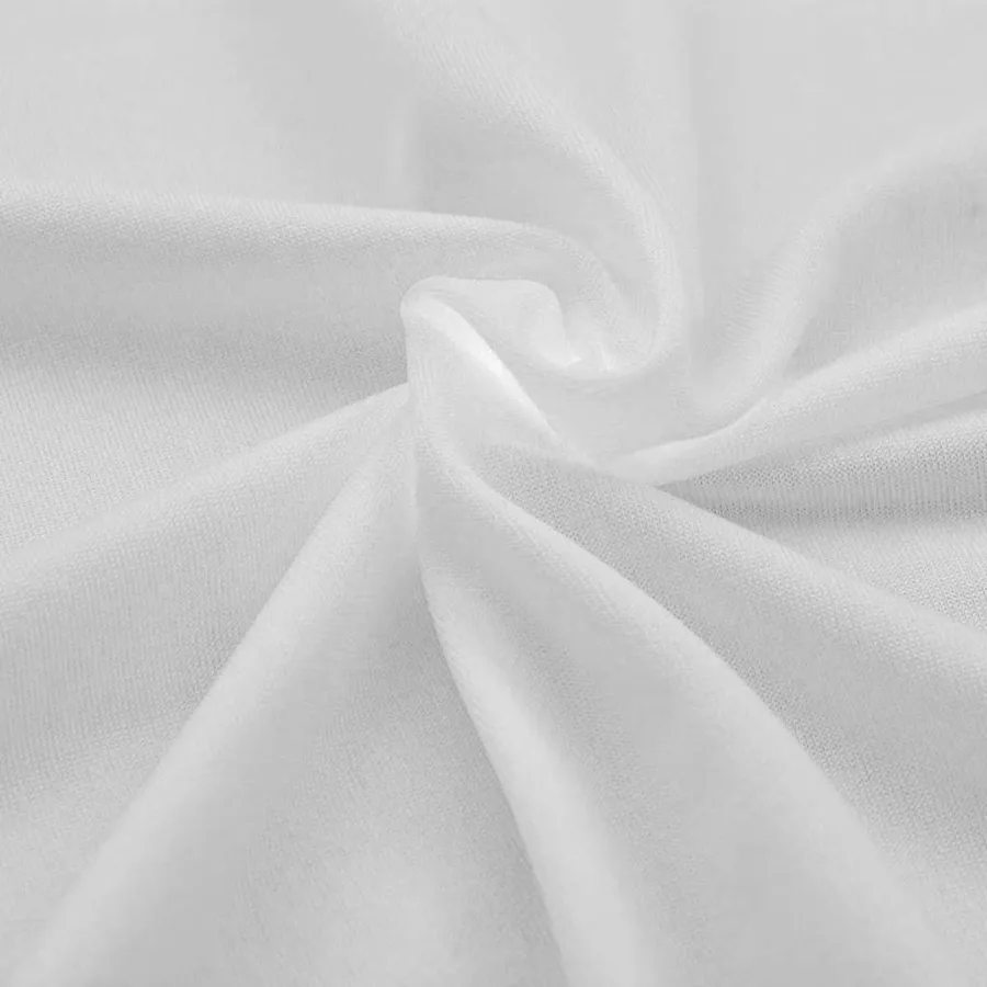 Housses extensibles pour table 2 pièces 243 x 76 x 74cm Blanc - 5