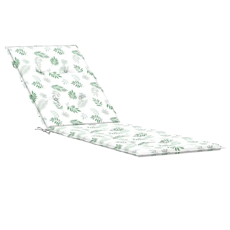 Coussin de chaise longue motif de feuilles tissu oxford - 2