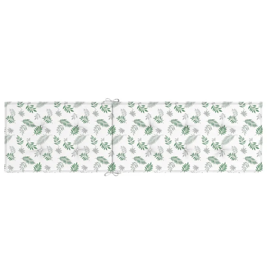 Coussin de chaise longue motif de feuilles tissu oxford - 5