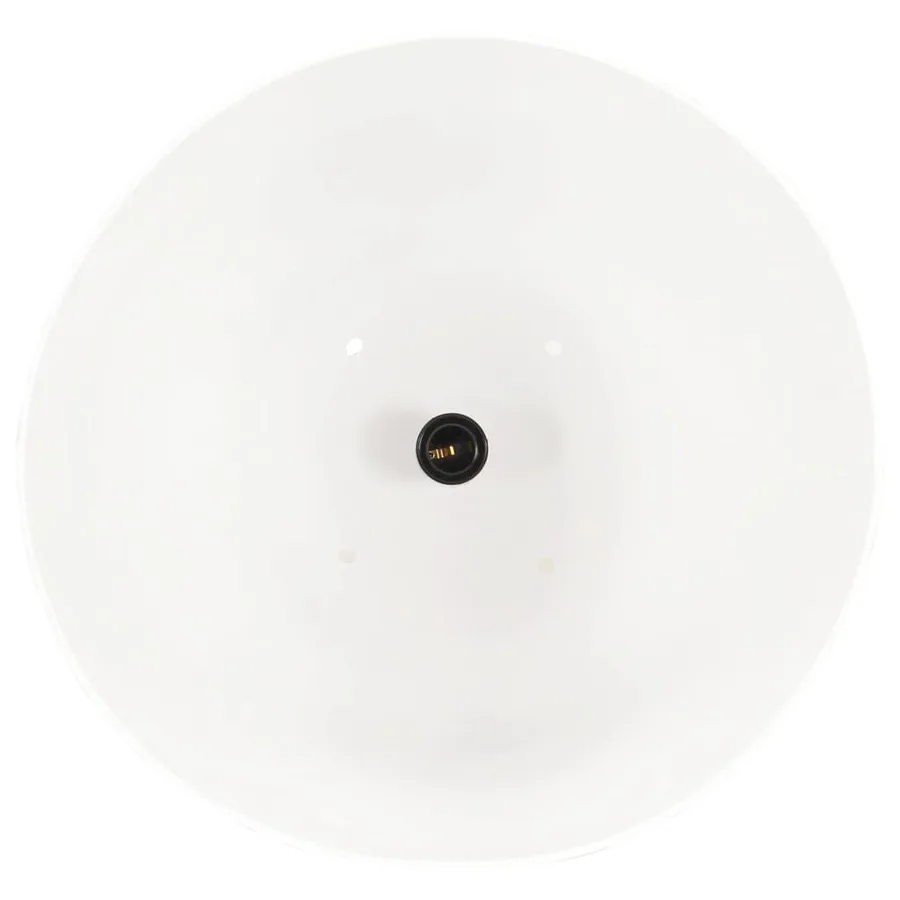 Lampe suspendue industrielle 25 W Blanc Rond 42 cm E27 - 5