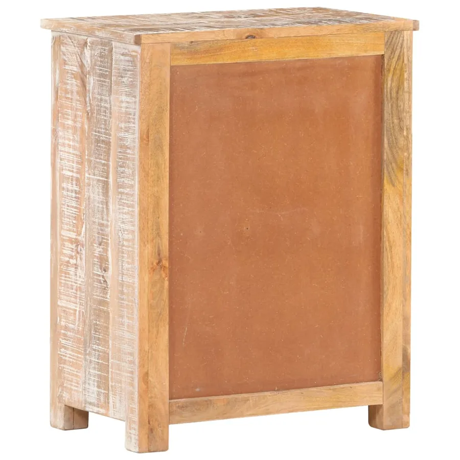 Buffet 61x35x76 cm Bois d'acacia brut - 3