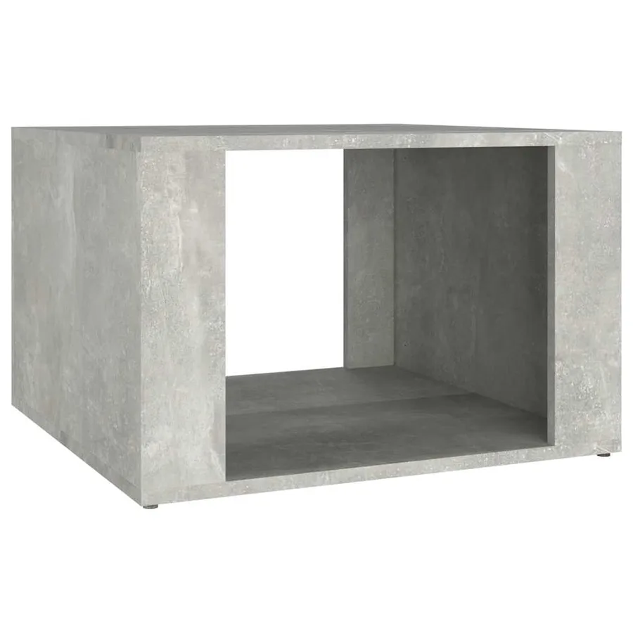 Table de chevet Gris béton 57x55x36 cm Bois d'ingénierie - 2