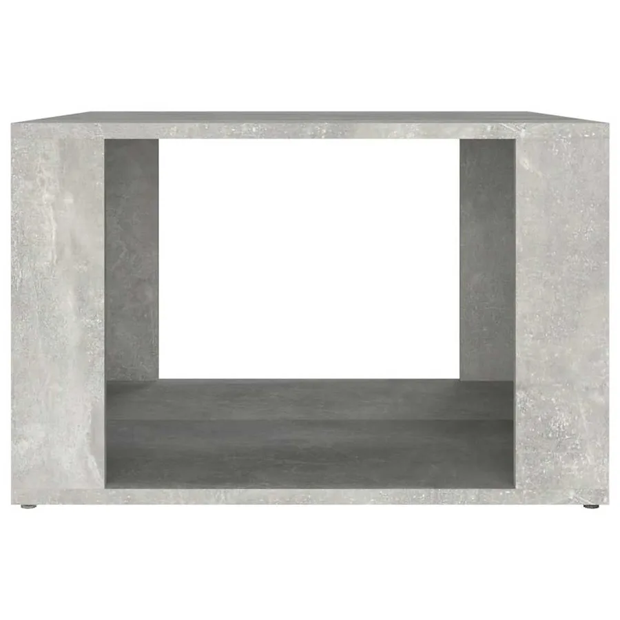 Table de chevet Gris béton 57x55x36 cm Bois d'ingénierie - 5
