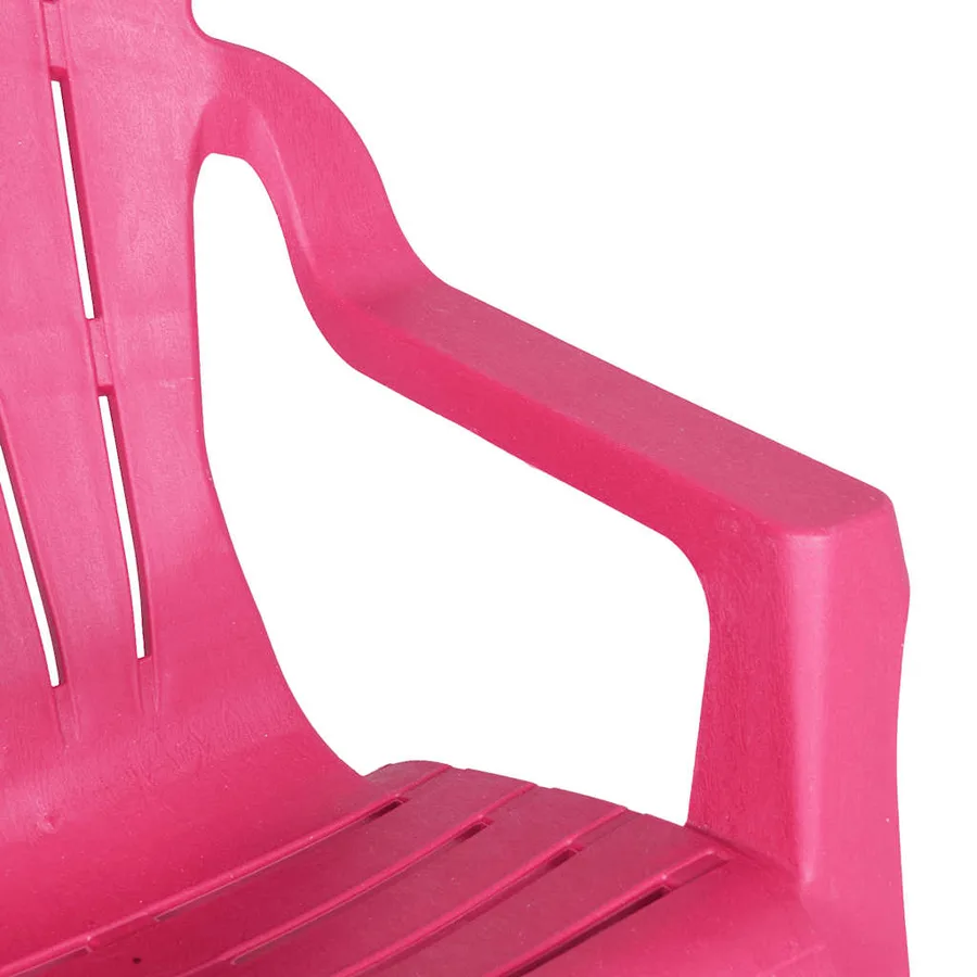 Chaises de jardin pour enfants lot de 2 rose 37x34x44 cm PP - 7