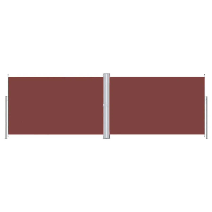 Auvent latéral rétractable Marron 220x600 cm - 2